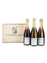 Hundred Hills English Sparkling Wines In wooden case signed by chef Clare Smyth 3 x 75cl / 12%