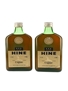 Hine 3 Star De Luxe Bottled 1970s 2 x 34cl / 40%