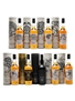 Game Of Thrones Whiskies Set Cardhu, Clynelish, Dalwhinnie, Glendullan, Lagavulin, Mortlach, Oban, Royal Lochnagar & Talisker 9 x 70cl