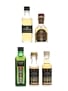 Blended Scotch Whisky Miniatures Antiquary, 100 Pipers, Chivas Regal, Passport 5 x 5cl