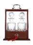 Tantalus Crystal Decanters With Stoppers  2 x 24cm Tall