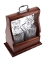 Tantalus Crystal Decanters With Stoppers  2 x 24cm Tall