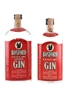 Bosford Extra Dry London Gin Bottled 1960s-1970s - Martini & Rossi 100cl & 75cl