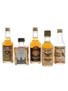 Assorted Kentucky Straight Bourbon Bulleit, Johnny Drum, Old Bardstown, Ten High & Wild Turkey 5 x 5cl