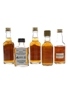 Assorted Kentucky Straight Bourbon Bulleit, Johnny Drum, Old Bardstown, Ten High & Wild Turkey 5 x 5cl