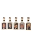 Pointers Ceramic Decanters Blended Scotch Whisky Presidents of the United States of America 5 x 10cl / 40%