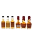 Maker's Mark & Jack Daniel's Bottled 1980s-1990s 6 x 5cl