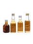 Blended Scotch Whisky Miniatures White Lion, White Hart, White Stag, Whiteinch 4 x 5cl / 40%