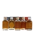 Linkwood 100 Proof, Strathisla 100 Proof, Glenlivet 8 Year Old 100 Proof, Glenfarclas 8 Year Old 100 Proof & Glen Grant 10 Year Old 100 Proof Bottled 1960s-1970s - Gordon & MacPhail 5 x 5cl / 57%