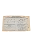Prohibition Medicinal Liquor Prescription, Dated 1922  