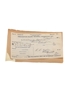Prohibition Medicinal Liquor Prescription, Dated 1922  