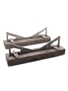 Bass Charrington Cask Holders Pair 40cm x 9.5cm x 13cm