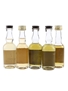 Chartreuse Green & Yellow Bottled 1960-1970s 5 x 3cl