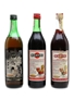 Martini Secco, Rosso & Rose Bottled 1970s 3 x 100cl