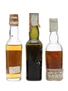 3 x Blended Scotch Whisky Miniatures 