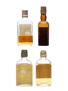 4 x Blended Scotch Whisky Miniatures 