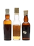 3 x Blended Scotch Whisky Miniatures 