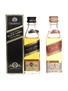 Johnnie Walker Red Label & Black Label  2 x 5cl