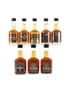 George Dickel, IW Harper, Old Charter, Old Fitzgerald & WL Weller  8 x 5cl