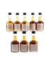 George Dickel, IW Harper, Old Charter, Old Fitzgerald & WL Weller  8 x 5cl