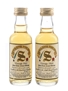 Dumbarton 1961 29 Year Old & North British 1964 25 Year Old Bottled 1990 - Signatory Vintage 2 x 5cl / 46%