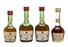 Courvoisier  4 x 3cl - 5cl