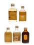 Assorted Blended Scotch Whisky  5 x 5cl