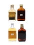 4 x Blended Scotch Whisky Miniatures 