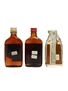 3 x Blended Scotch Whisky Miniature 