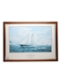 White Horse America's Cup 1987 The Schooner 'America' - J Steven Dews 63cm x 46cm