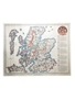 Malt Cellar Map Of Scotland  52cm x 41cm