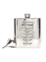 Jack Daniel's Hip Flask With Funnel English Pewter 