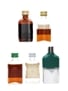 Davenports Spirits & Hipflask Set Bottled 1960s 4 x 5cl / 40%