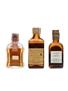 3 x Blended Scotch Whisky Miniature 