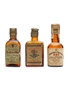 3 x Blended Scotch Whisky Miniature 