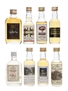 Assorted Blended Malt Whisky  8 x 4-5cl