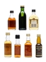 7 x Assorted Whisky & Liqueur Miniature 