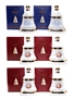 Bell's Christmas 2000 & 2001 Ceramic Decanters  6 x 70cl