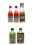 Martini, Campari & Cinzano Bottled 1950s-1960s 5 x 5cl