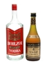 Borzoi Vodka & Napoleon VSOP Bottled 1970s 100cl & 75cl