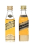 Johnnie Walker Black Label & Gold Label Bottled 1980s & 1990s 4.7cl & 5cl / 40%