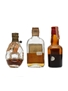 3 x Blended Scotch Whisky Miniature 