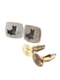 Branded Cufflinks Black and White, J&B 