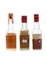 3 x Blended Scotch Whisky Miniature 