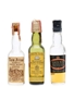 3 x Blended Scotch Whisky Miniature 