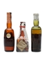 3 x Blended Scotch Whisky Miniature 