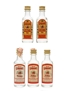 Gordon's Gin & Vodka Bottled 1970s 5 x 5cl / 40%