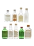 Gins From England Bols, Booth's, Gilbeys, Plymouth, Squires, Whitehall 9 x 5cl / 40%