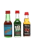 Cherry & Mint Liqueurs Bols, Isolabella, Sarti 3 x 2.3cl-5cl