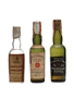 3 x Blended Scotch Whisky Miniature 